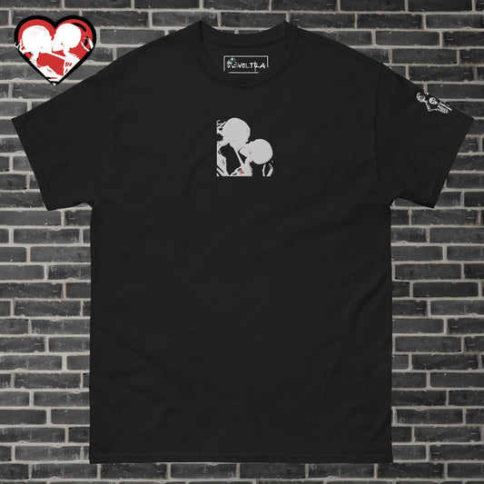 Kiss Of Death T-shirt Embroidered